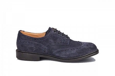 картинка Bourton Country Shoes Navy Suede от магазина  Trickers 
